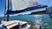 Relaxing sailing cruise