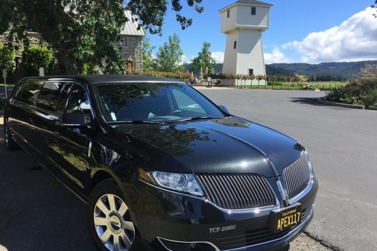 8-HR. Private MKT Limo (up to 8 pass.) Wine Tour of Napa CA from San Francisco