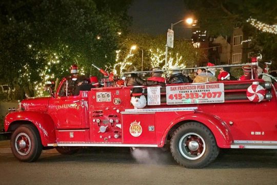 San Francisco Fire Engine Holiday Lights Tour